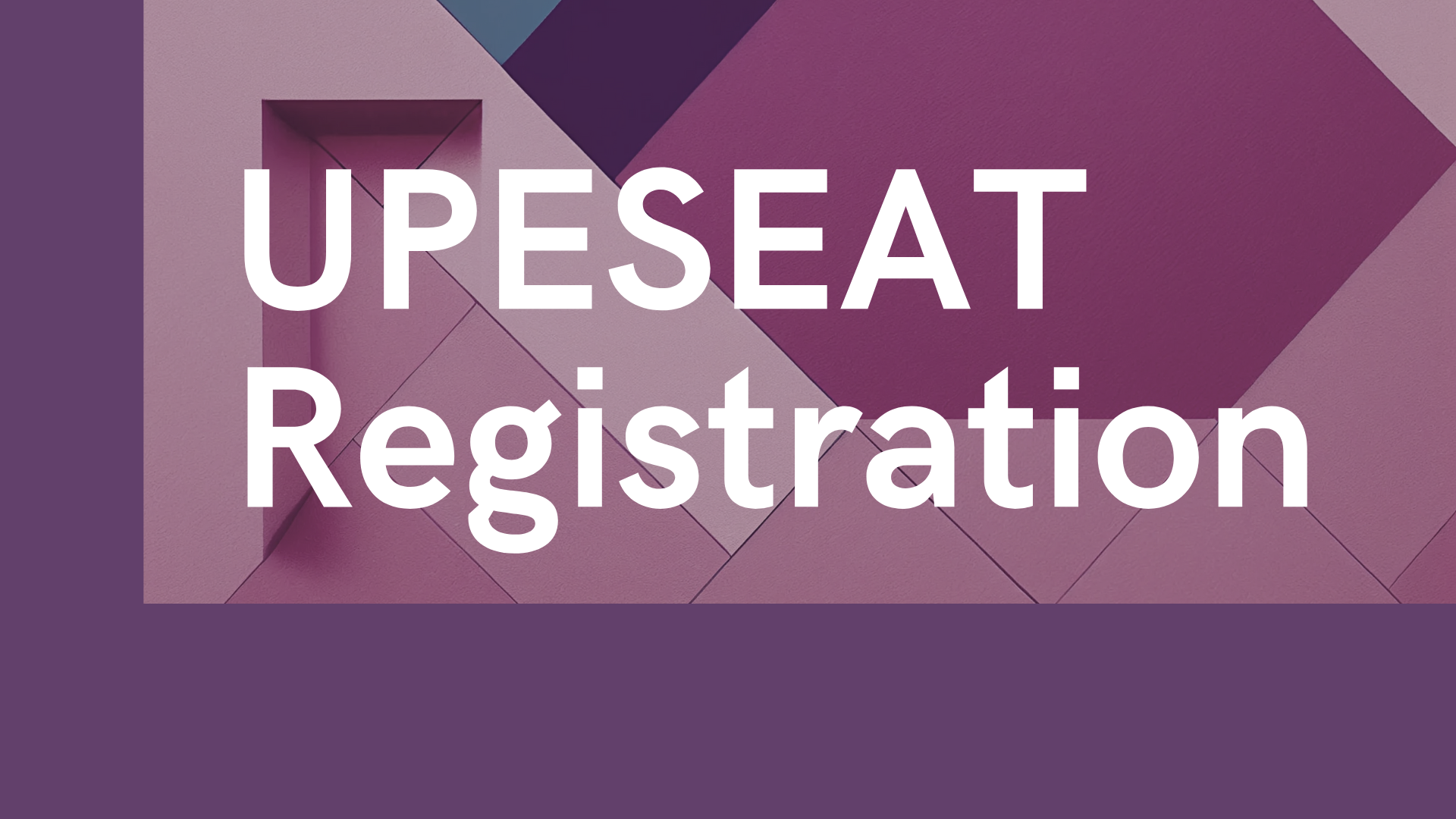 UPESEAT Registration